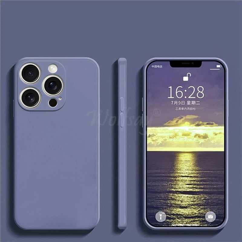 Premium Liquid Silicone Case for iPhone 16 Pro Max