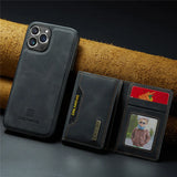 2 in 1 Detachable Magnetic Leather Case for Iphone 16 15 Pro Max 14 13 12 11 XS 7 8 plus SE2020 Wallet Cover Cards Holder Pocket