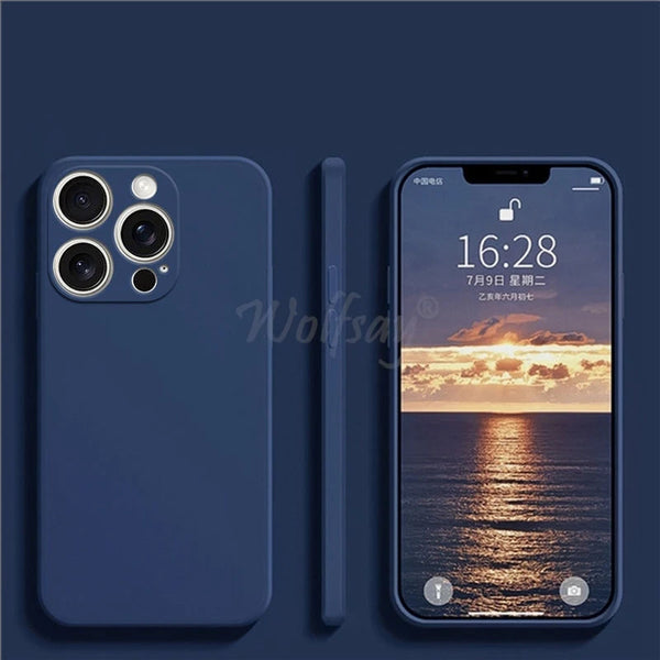 Premium Liquid Silicone Case for iPhone 16 Pro Max