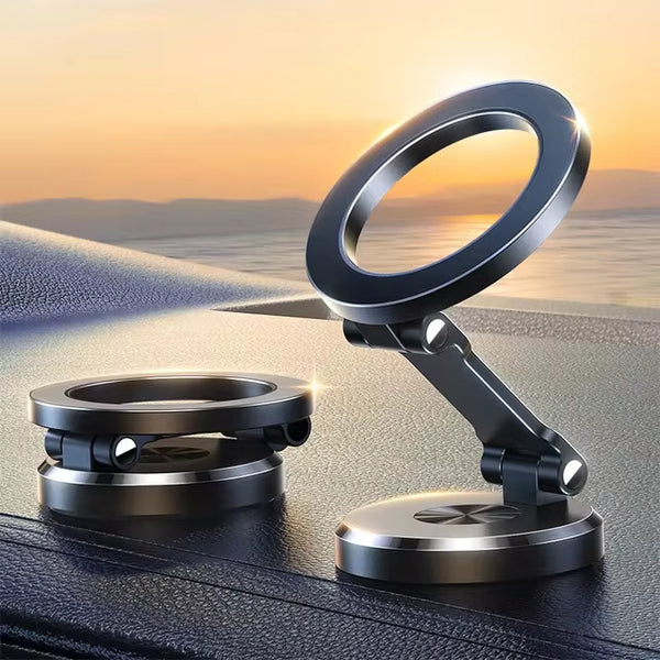 Stay Secure on the Go – 360° Rotatable Magnetic Car Holder with Intelligent Vacuum Lock