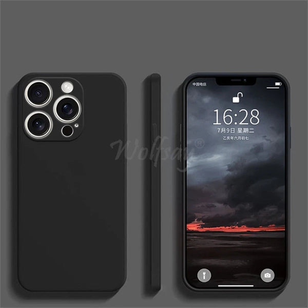 Premium Liquid Silicone Case for iPhone 16 Pro Max